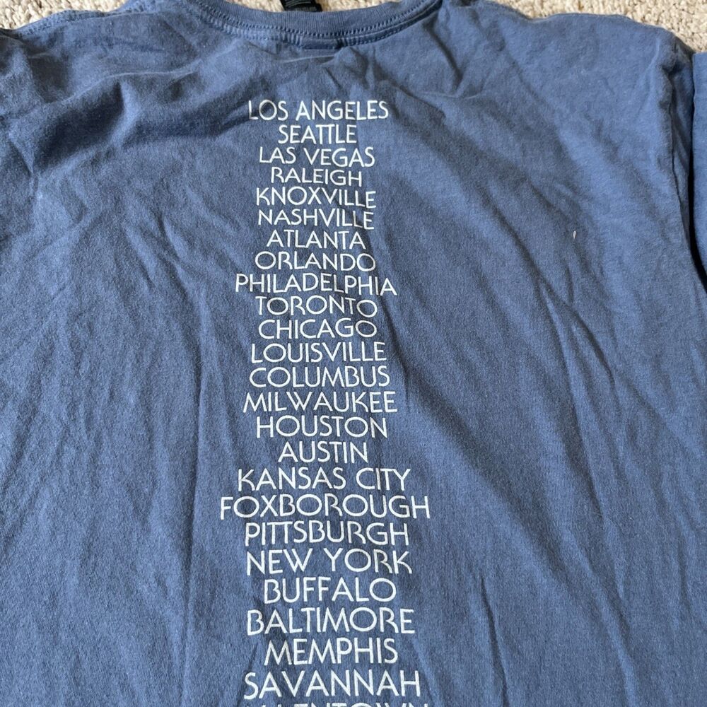 Stevie Nicks 2023 Tour T-Shirt Size Medium Double Sided Blue - Picture 7 of 7